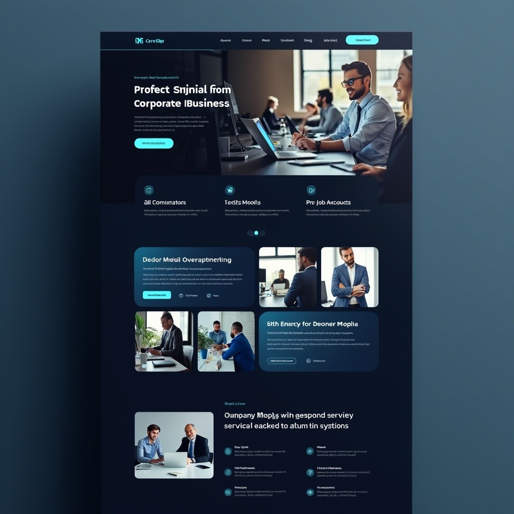 تصميم موقع إلكتروني للشركات - Corporate Website Design